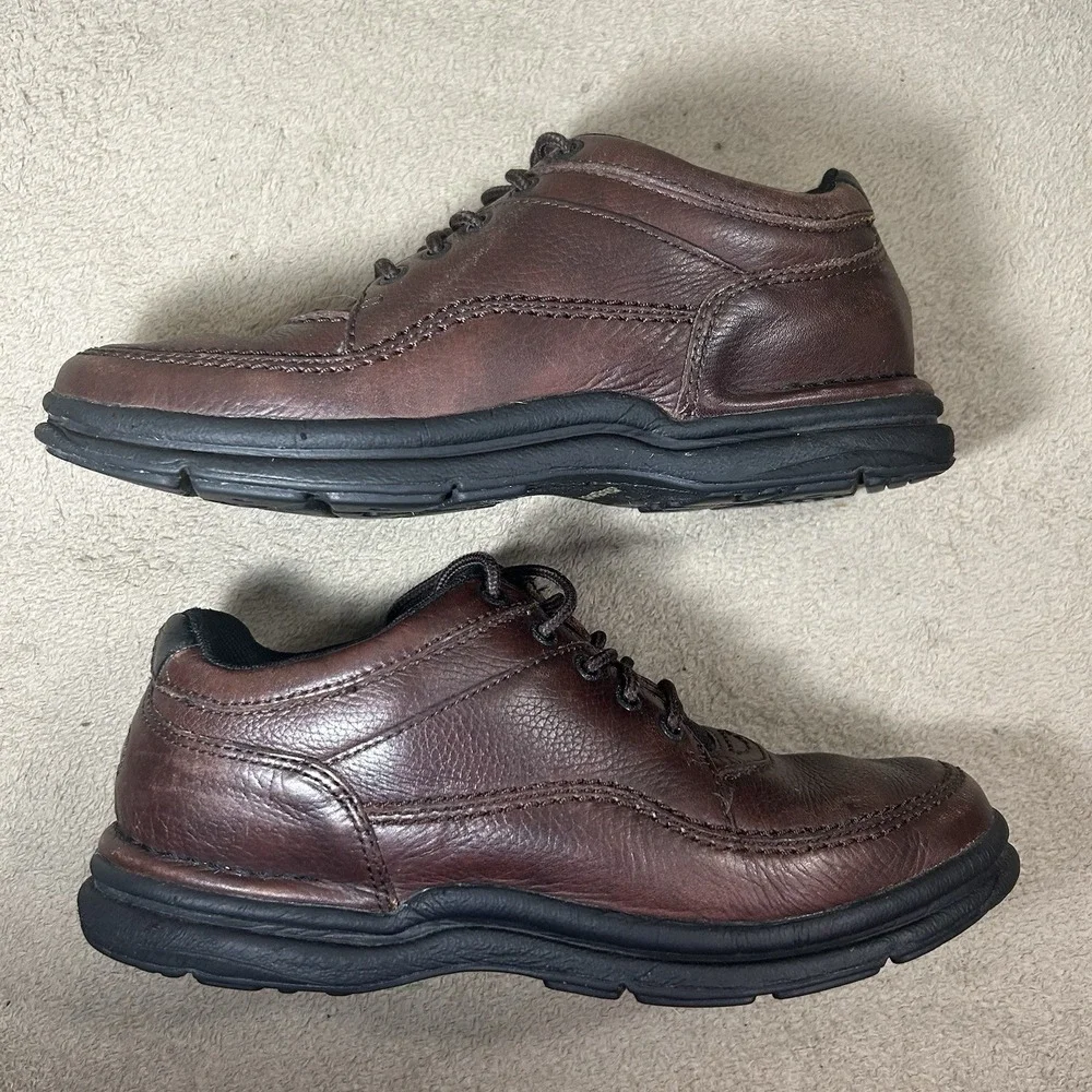 Rockport Men's World Tour Classic Comfort Leather Walking Shoes WWT11M Sz 8